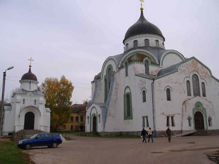 Христорождественский монастырь, Тверь (Тверь, город, Тверская область). фасады, Воскресенский собор с часовней