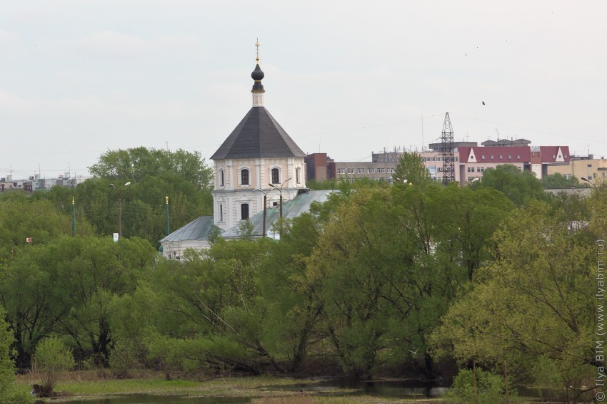 Тверь. Церковь Покрова Пресвятой Богородицы. общий вид в ландшафте, Оазис