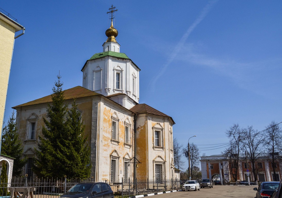 Тверь. Церковь Успенский Отроч мужской монастырь. Успения Пресвятой Богородицы. фасады