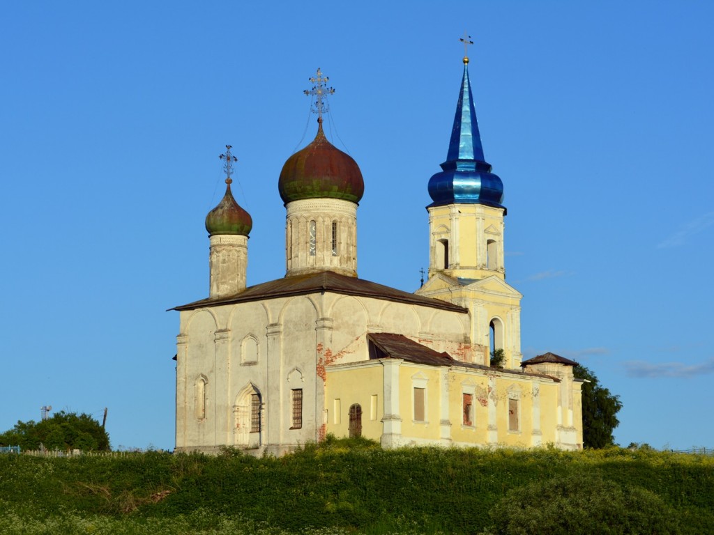 Иванищи (Иваниши). Церковь Успения Пресвятой Богородицы. фасады, Вид с северо-запада