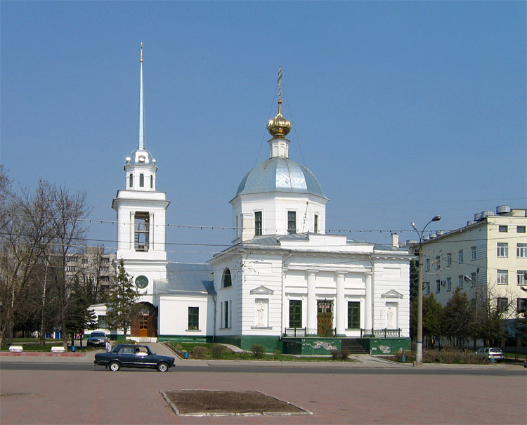 Церковь Воскресения Христова за Волгой, Тверь (Тверь, город, Тверская область). фасады, Вид с юга, с набережной Волги