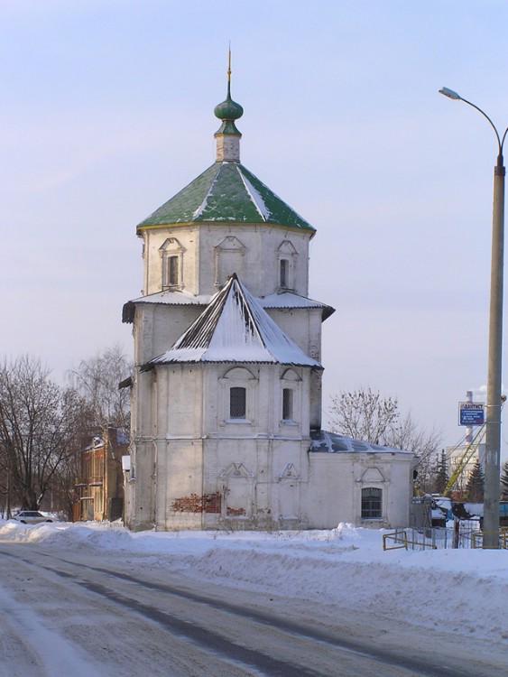Тверь. Церковь Бориса и Глеба в Затьмачье. общий вид в ландшафте