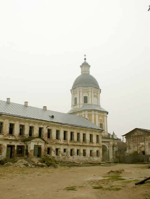 Столобный, остров (озеро Селигер). Нило-Столобенская пустынь. фасады, 		      