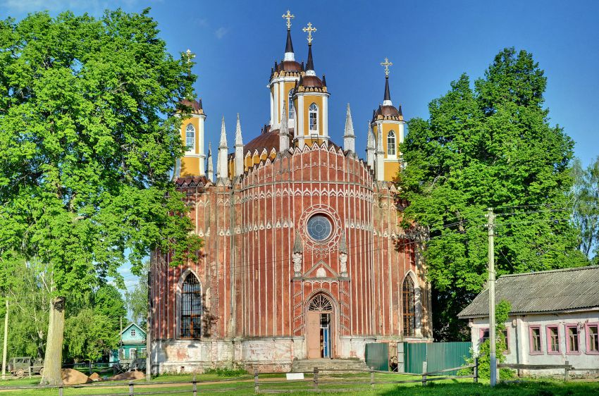 Церковь Спаса Преображения, Красное (Старицкий район, Тверская область). фасады