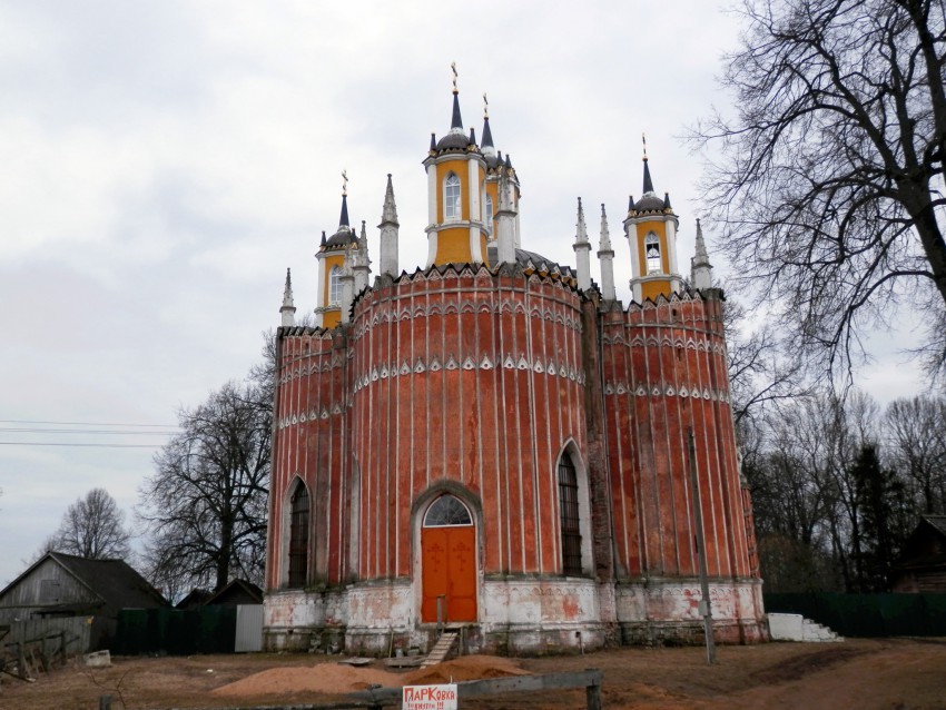 Церковь Спаса Преображения, Красное (Старицкий район, Тверская область). фасады
