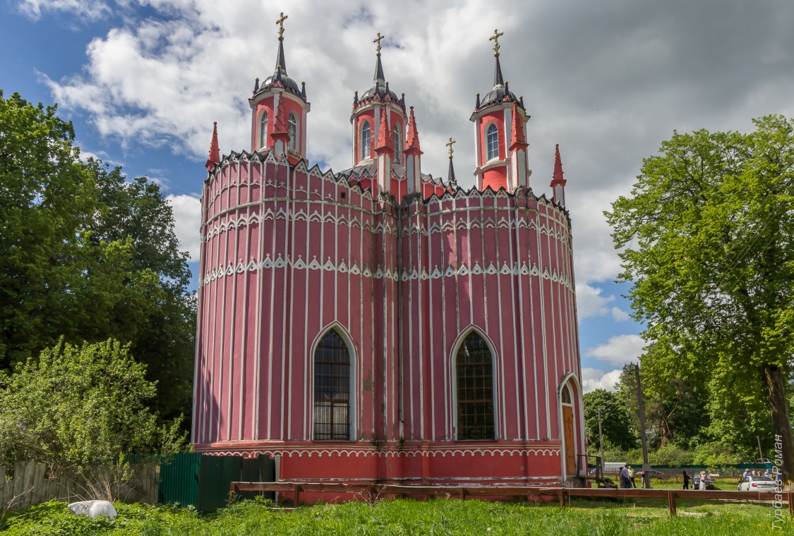 Красное. Церковь Спаса Преображения. фасады, Восточный фасад