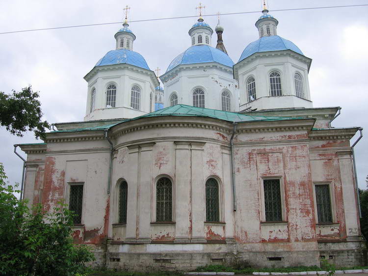Собор Воскресения Христова, Кашин (Кашинский городской округ, Тверская область). архитектурные детали, Вид с восточной стороны