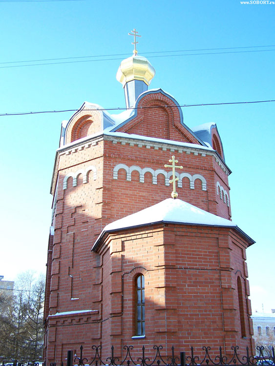 Омск. Часовня Иверской иконы Божией Матери (воссозданная). фасады