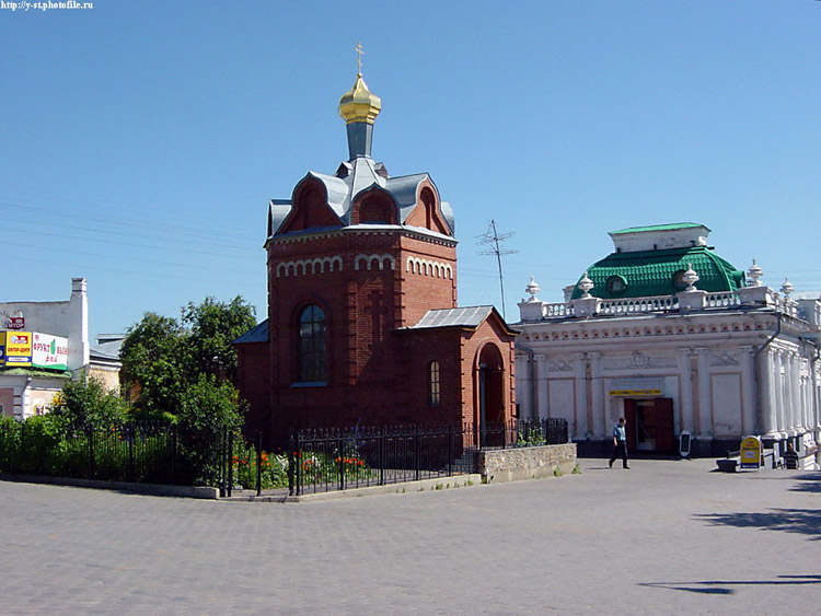 Омск. Часовня Иверской иконы Божией Матери (воссозданная). фасады