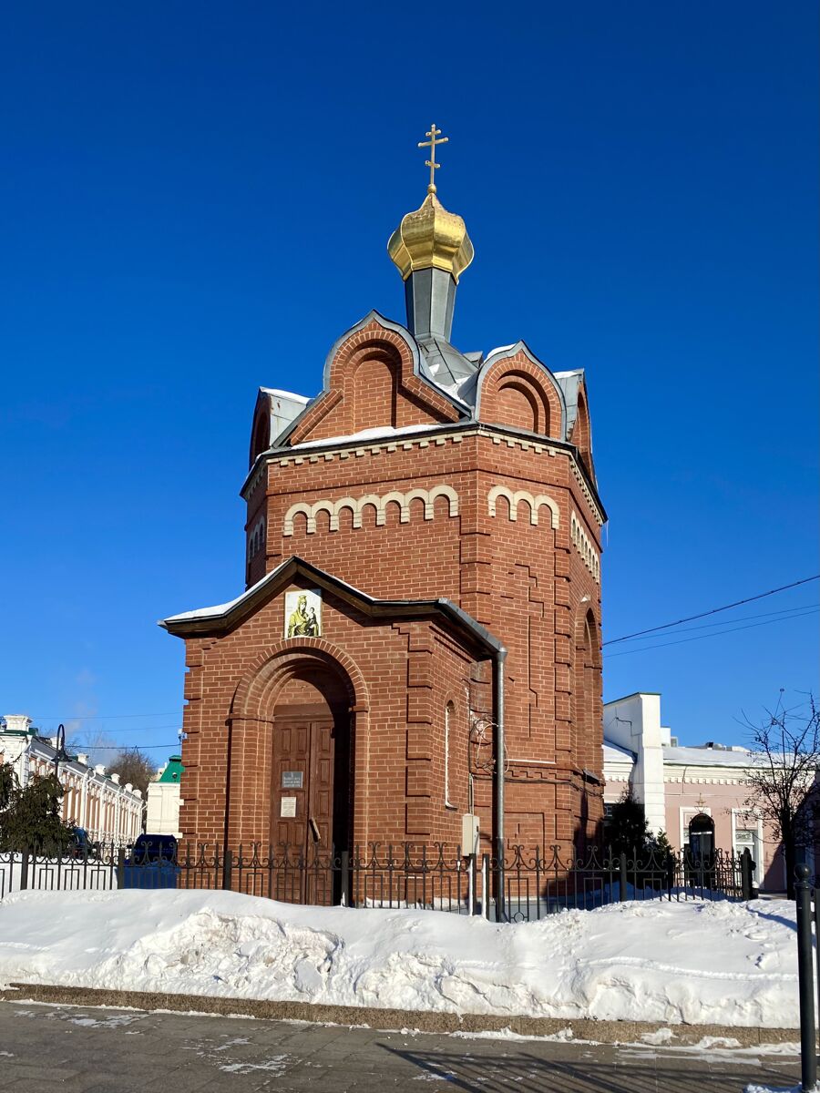 Часовня Иверской иконы Божией Матери (новая), Омск (Омск, город, Омская область). фасады, Вид с ЮЗ