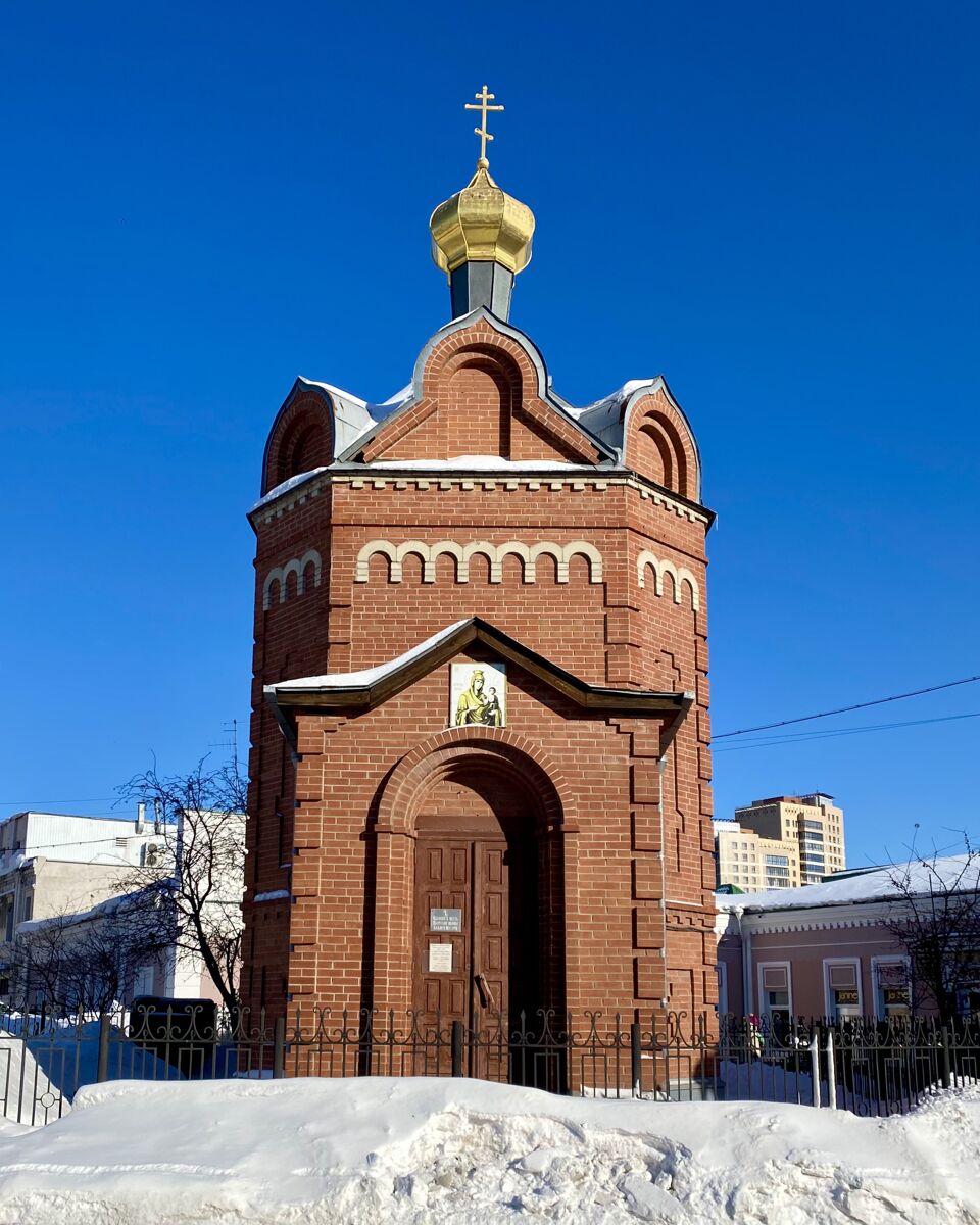 Часовня Иверской иконы Божией Матери (новая), Омск (Омск, город, Омская область). фасады, Вид с запада