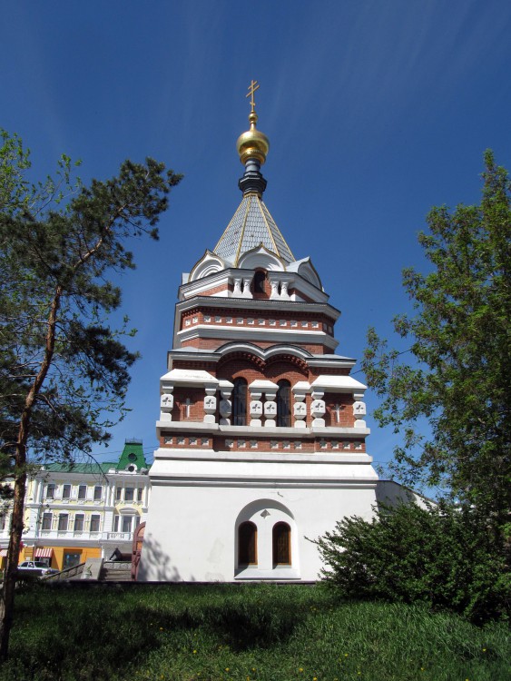 Омск. Часовня Серафима Саровского и Алексия, митрополита Московского (воссозданная). фасады