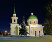 Собор Николая Чудотворца, Вид с юга ночью<br>, Омск, Омск, город, Омская область
