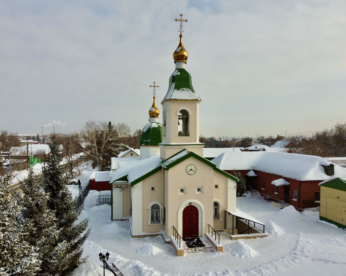 Церковь Иоанна Тобольского, Омск (Омск, город, Омская область). фасады, Вид с ЮЗ