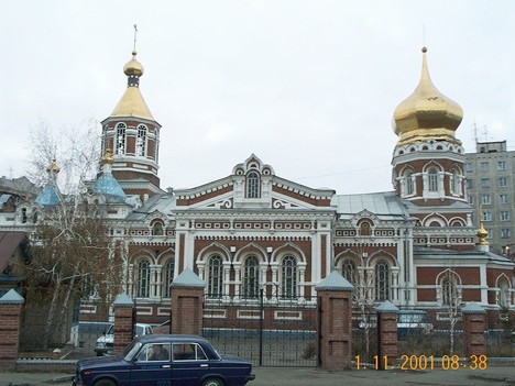 Омск. Церковь Николая Чудотворца в Атаманском посёлке. фасады