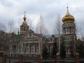 Омск. Церковь Николая Чудотворца в Атаманском посёлке