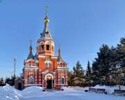 Церковь Николая Чудотворца и Игнатия Богоносца, Вид от ворот<br>, Омск, Омск, город, Омская область