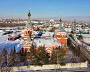 Церковь Николая Чудотворца и Игнатия Богоносца, Вид с ЮЗ<br>, Омск, Омск, город, Омская область