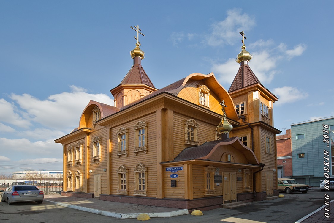Омск. Церковь Николая Чудотворца (новая). фасады, Церковь после реконструкции 2013-2014гг