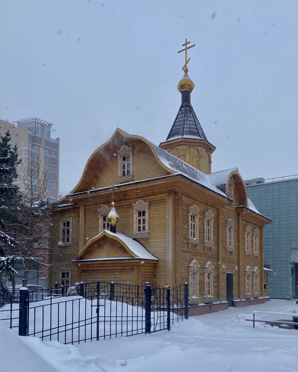 Омск. Церковь Николая Чудотворца (новая). фасады, Вид с севера