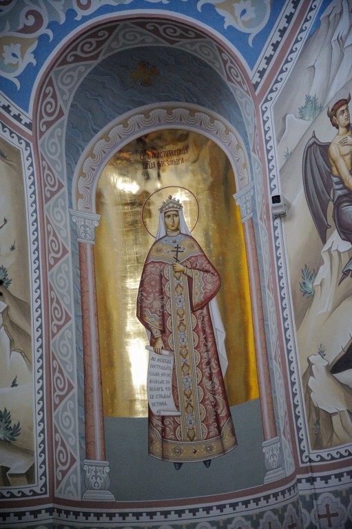 Церковь Троицы Живоначальной в Щурове, Коломна (Коломенский городской округ, Московская область). интерьер и убранство, Святая страстотерпица Александра
