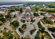 Церковь Троицы Живоначальной в Щурове, С высоты вид с запада<br>, Коломна, Коломенский городской округ, Московская область
