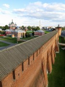 Брусенский Успенский монастырь, Брусенский Успенский монастырь. Вид с Маринкиной башни Коломенского кремля.<br>, Коломна, Коломенский городской округ, Московская область