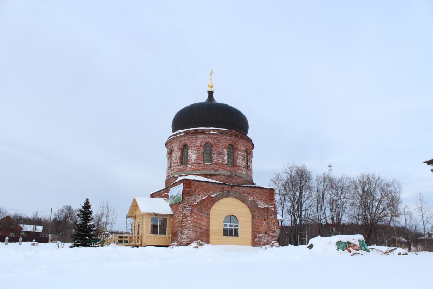 Церковь Казанской иконы Божией Матери, Гагино (Сергиево-Посадский городской округ, Московская область). документальные фотографии, Вид с юга