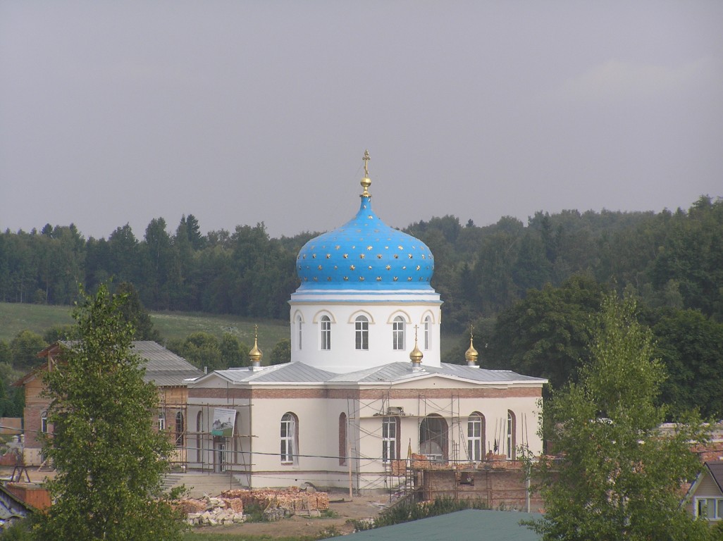 Гагино. Церковь Казанской иконы Божией Матери. общий вид в ландшафте