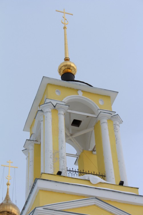 Церковь Николая Чудотворца, Бужаниново (Сергиево-Посадский городской округ, Московская область). архитектурные детали, Завершение колокольни