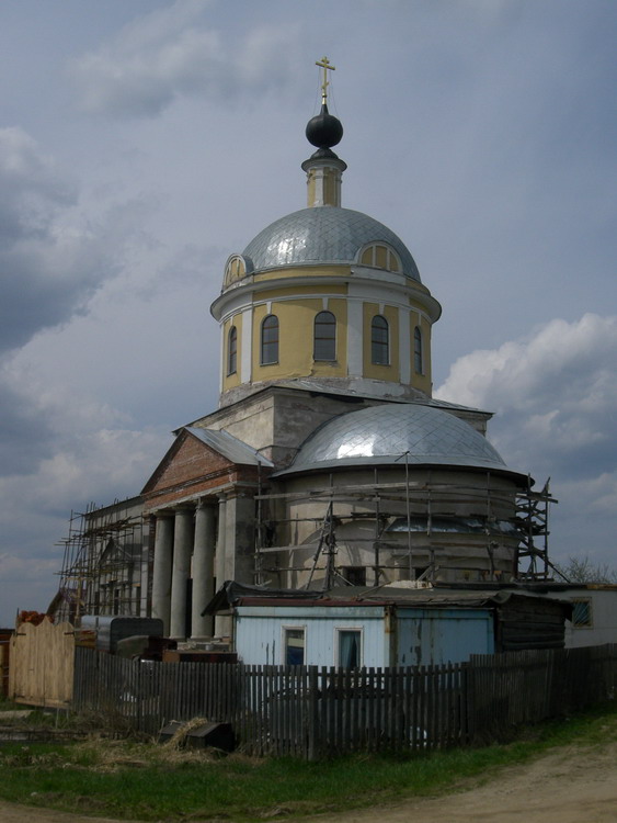 Дерюзино. Церковь Николая Чудотворца. фасады