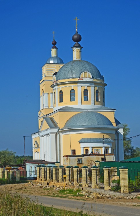 Церковь Николая Чудотворца, Дерюзино (Сергиево-Посадский городской округ, Московская область). фасады