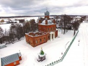 Церковь Михаила Архангела, Вид с юго-запада, фото с квадрокоптера<br>, Шарапово, Сергиево-Посадский городской округ, Московская область