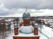 Церковь Михаила Архангела, Завершение основного объема храма, фото с квадрокоптера<br>, Шарапово, Сергиево-Посадский городской округ, Московская область