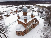 Церковь Михаила Архангела, Вид с северо-востока, фото с квадрокоптера<br>, Шарапово, Сергиево-Посадский городской округ, Московская область