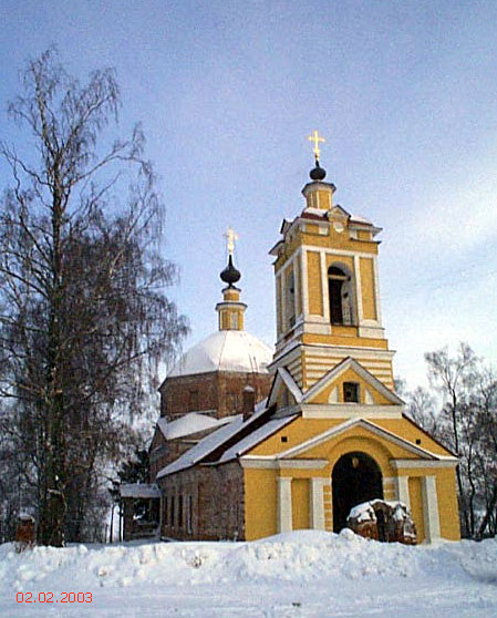 Церковь Иоанна Богослова, Слотино (Сергиево-Посадский городской округ, Московская область). фасады