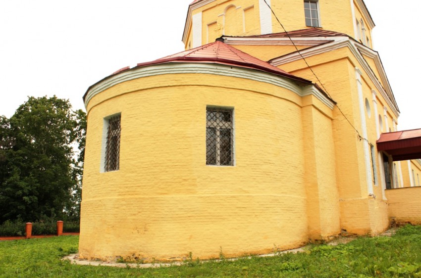 Церковь Иоанна Богослова, Слотино (Сергиево-Посадский городской округ, Московская область). архитектурные детали, Апсида