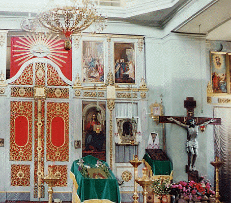 Церковь Воздвижения Креста Господня, Воздвиженское (Сергиево-Посадский городской округ, Московская область). интерьер и убранство, то же  самое, но в 1996...