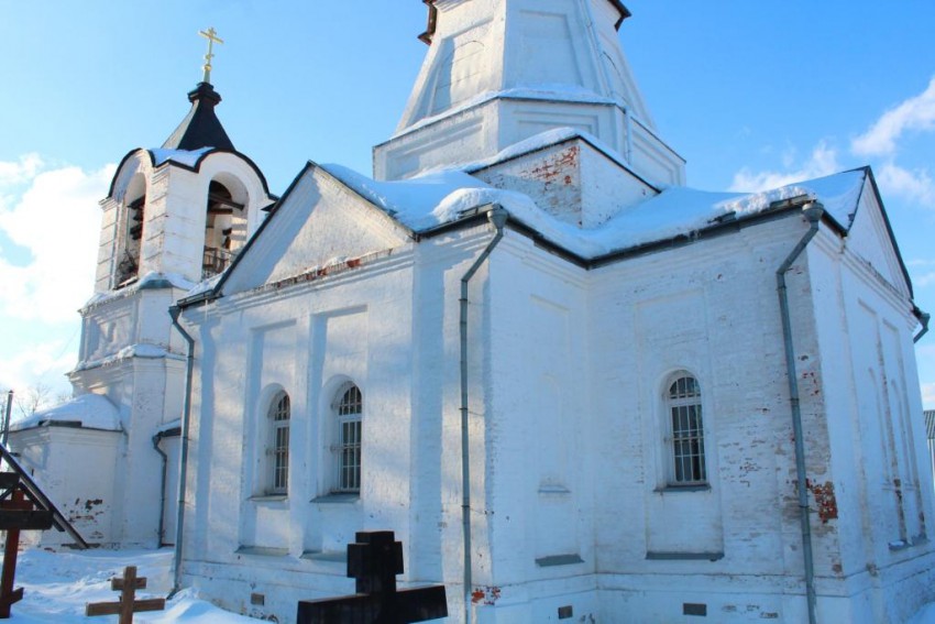 Церковь Спаса Нерукотворного Образа (каменная), Деулино (Сергиево-Посадский городской округ, Московская область). архитектурные детали, Южный фасад