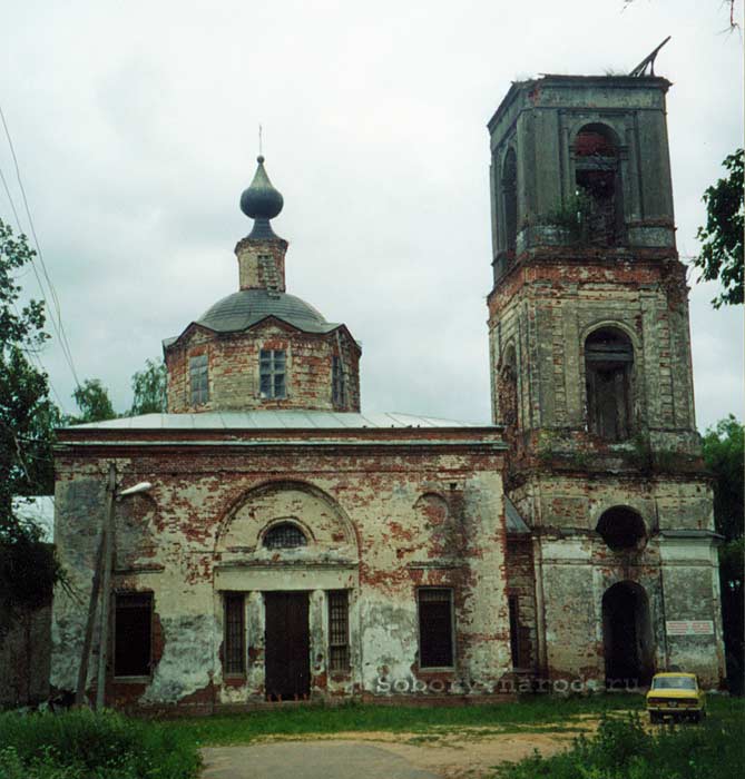 Мергусово. Церковь Сергия Радонежского. фасады