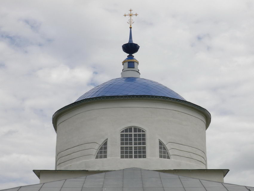 Закубежье. Церковь Успения Пресвятой Богородицы. архитектурные детали, Завершение храма