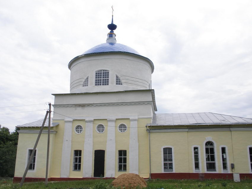 Церковь Успения Пресвятой Богородицы, Закубежье (Сергиево-Посадский городской округ, Московская область). фасады, Вид с севера