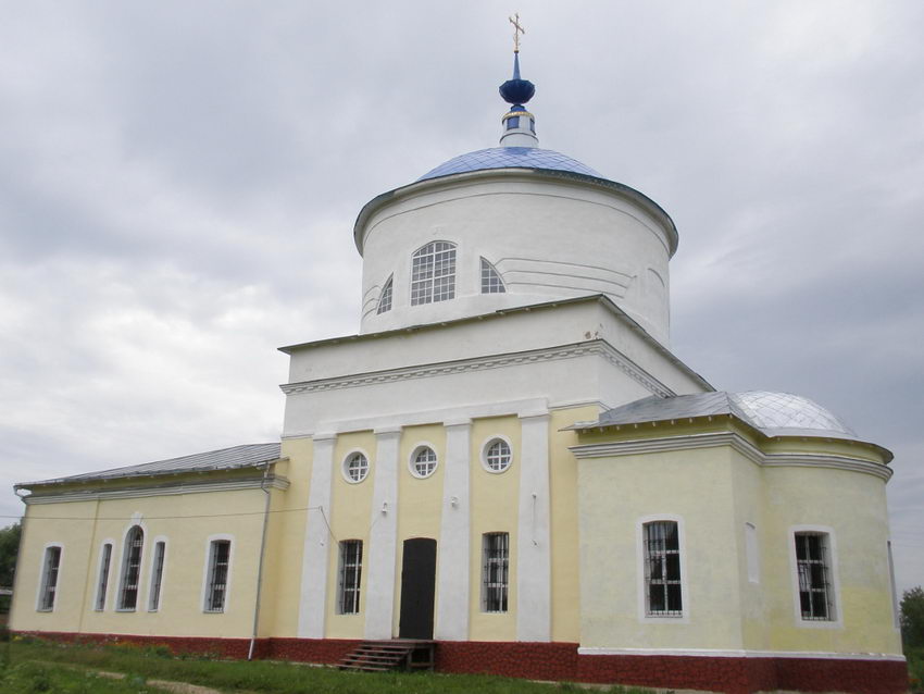 Закубежье. Церковь Успения Пресвятой Богородицы. фасады, Вид с юго-востока