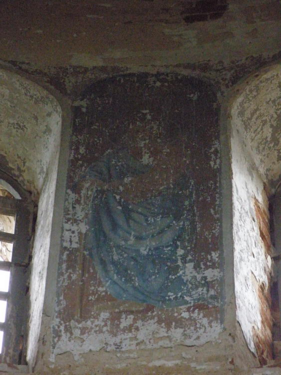 Церковь Николая Чудотворца, Никульское (Сергиево-Посадский городской округ, Московская область). интерьер и убранство, Сохранившаяся роспись
