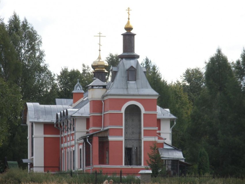 Семхоз. Церковь Георгия Победоносца. фасады, Вид с запада