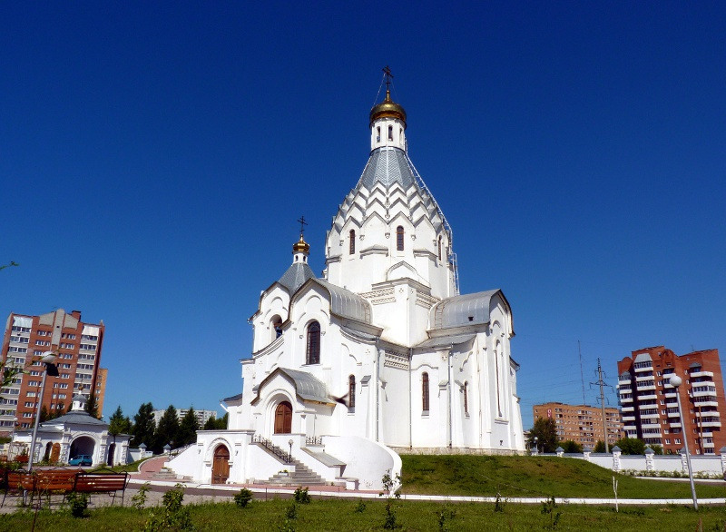 Красноярск. Церковь Чуда Михаила Архангела в Хонех. фасады