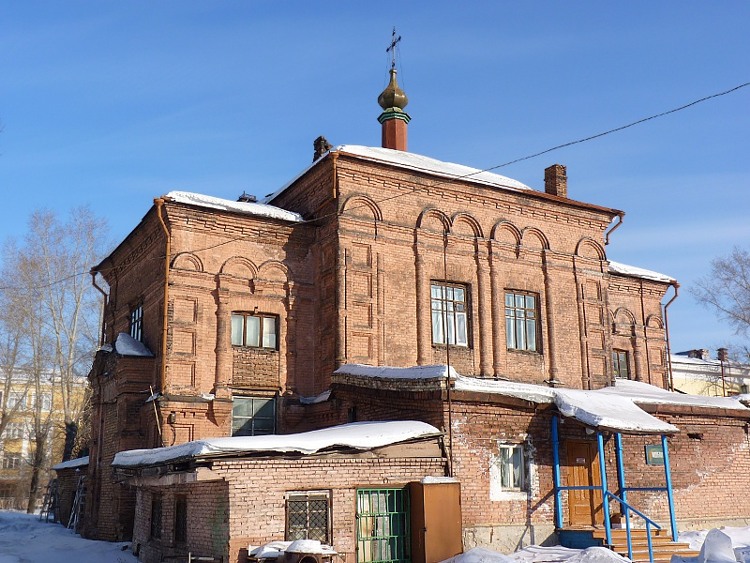 Церковь Николая Чудотворца при Первой городской больнице, Красноярск (Красноярск, город, Красноярский край). документальные фотографии