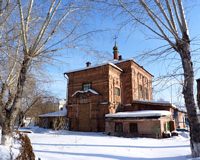 Церковь Николая Чудотворца при Первой городской больнице, , Красноярск, Красноярск, город, Красноярский край