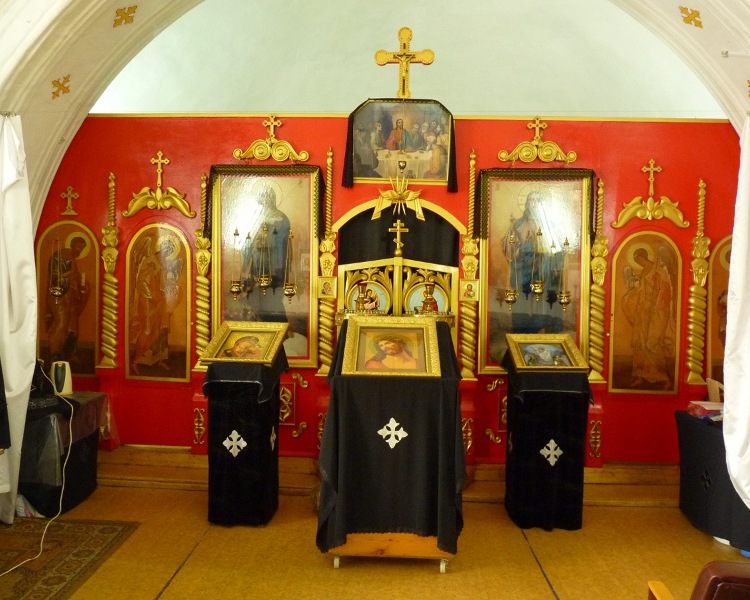 Церковь Николая Чудотворца при Первой городской больнице, Красноярск (Красноярск, город, Красноярский край). интерьер и убранство