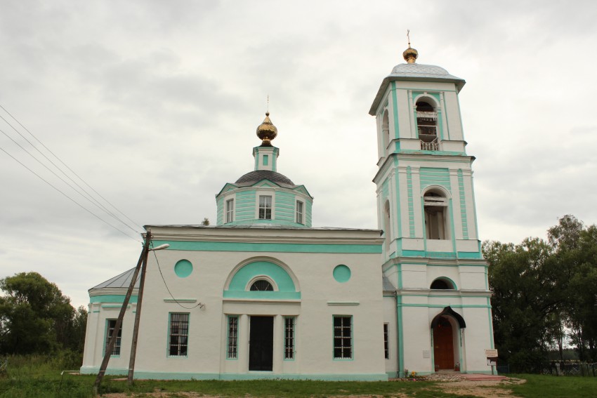 Мергусово. Церковь Сергия Радонежского. фасады, Вид с севера